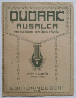 Antonín Dvořák - Rusalka " Árie Rusalčina - Sem často přichází " - zpěv a klavír