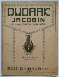 Antonín Dvořák - Jakobín " Zpěv Julie" - klavír