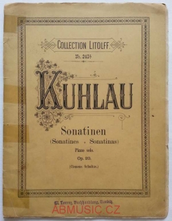 Kuhlau - Sonatiny op. 20 pro klavír