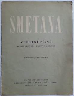 Bedřich Smetana - Večerní písně