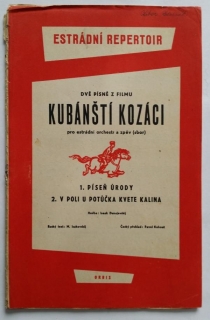 Kubánští kozáci - noty pro orchestr 