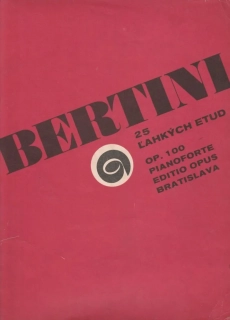 Henri Bertini - 25 lehkých etud op. 100