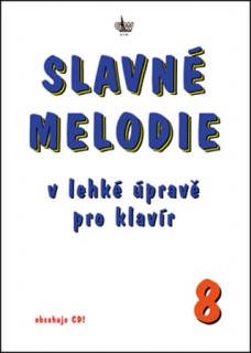 Slavné melodie v lehké úpravě pro klavír, 8. díl (+CD) 