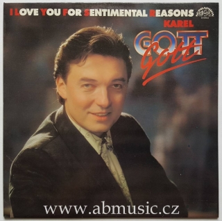 LP Karel Gott - I Love You For Sentimental Reasons