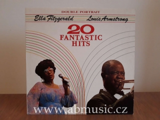 LP Ella Fitzgerald , Louis Armstrong - Double Portrait - 20 Fantastic Hits