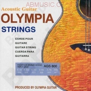 Struny Olympia AGS 800 pro akustickou 010 kytaru