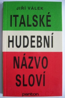 Válek Jiří - Italské hudební názvosloví