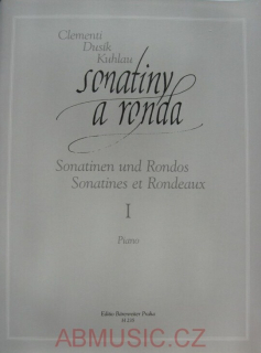 Sonatiny a ronda 1 - Clementi, Dusík, Kuhlau, 