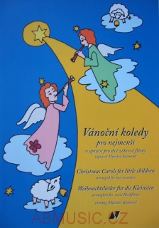Vánoční koledy pro nejmenší - pro 2 zobcové flétny   