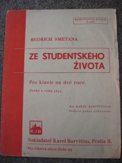 Smetana Bedřich - Ze studentského života