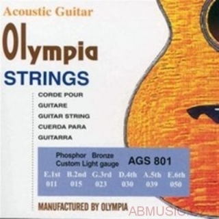 Struny Olympia AGS 801 pro akustickou 011 kytaru