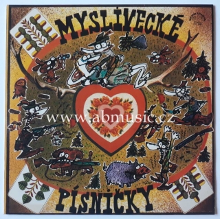 LP Myslivecké písničky - Zpívá Josef Zíma , Josef Bek , Jan Faltýnek , Karel Hála a další