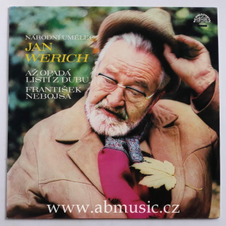 LP Jan Werich - Až opadá listí z dubu , František Nebojsa Vinyl