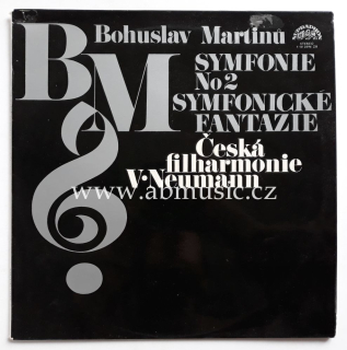 LP Bohuslav Martinů - Symfonie č. 2 a Symfonické fantazie - Václav Neumann Vinyl