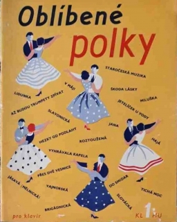 Oblíbené polky pro klavír
