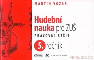 Vozar Martin - Hudební nauka pro ZUŠ 5.ročník