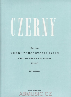 Czerny Carl - Umění pohotovosti prstů op.740